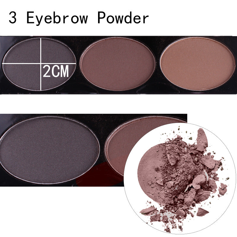 MISS ROSE 144 color Eyeshadow 3 Eyebrow Powder