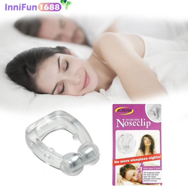 Silicone Magnetic Anti Snore Nose Clip