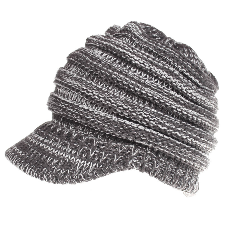 Women Ponytail Beanies Autumn Winter Hats