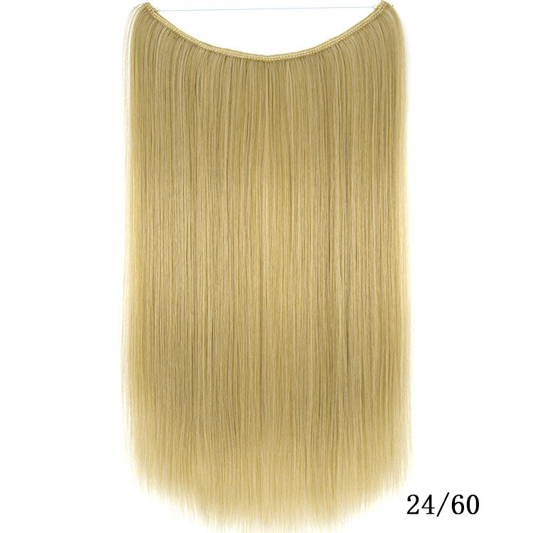 22 inches Invisible Wire No Clips in Hair Extensions