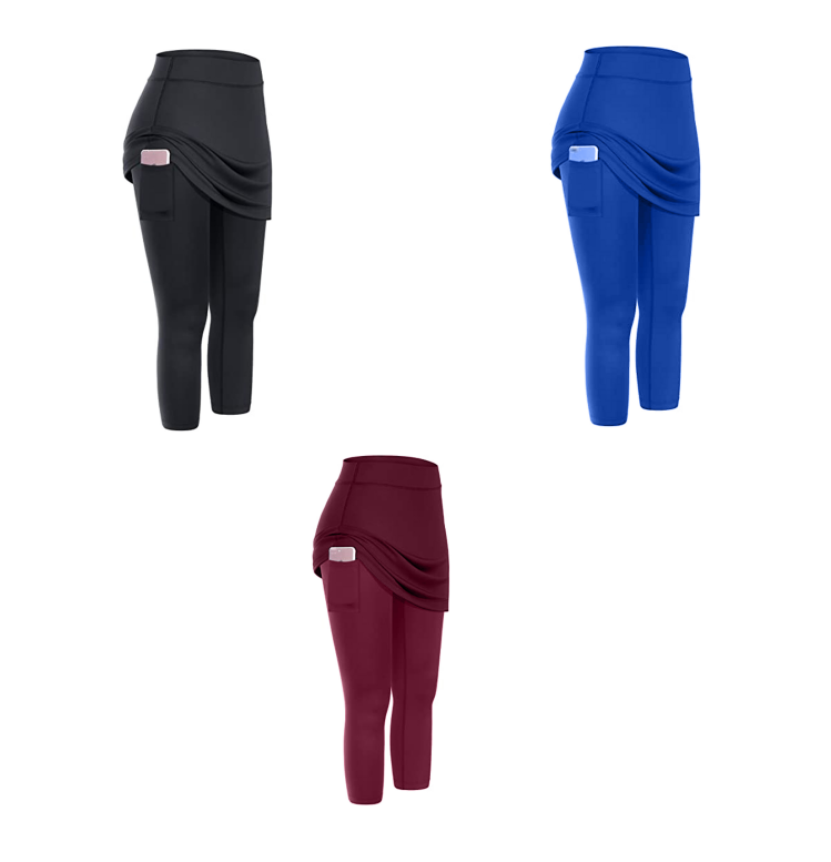 Women Tennis Skirted Leggings