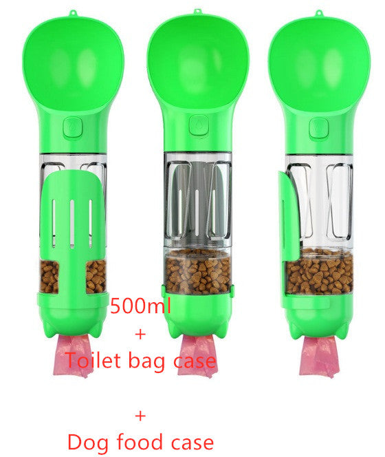 Pet Outdoor Travel 3 In 1 Dog Water Bottle