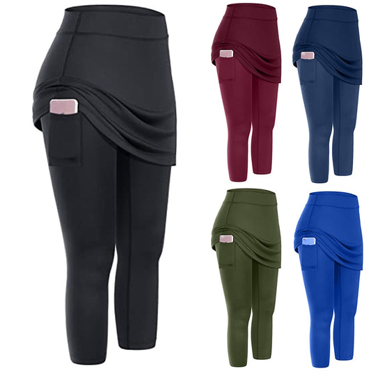 Women Tennis Skirted Leggings