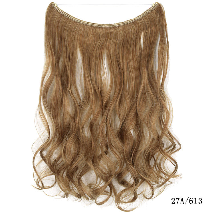 22 inches Invisible Wire No Clips in Hair Extensions