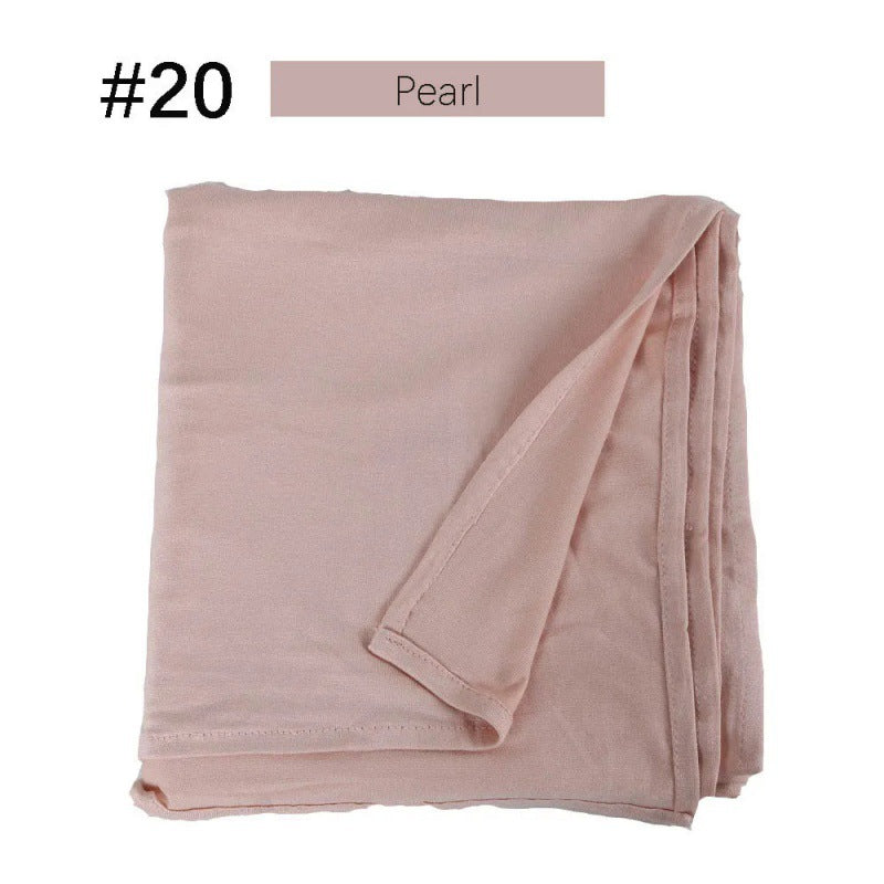 Mercerized Cotton Closed-toe Cotton Scarf