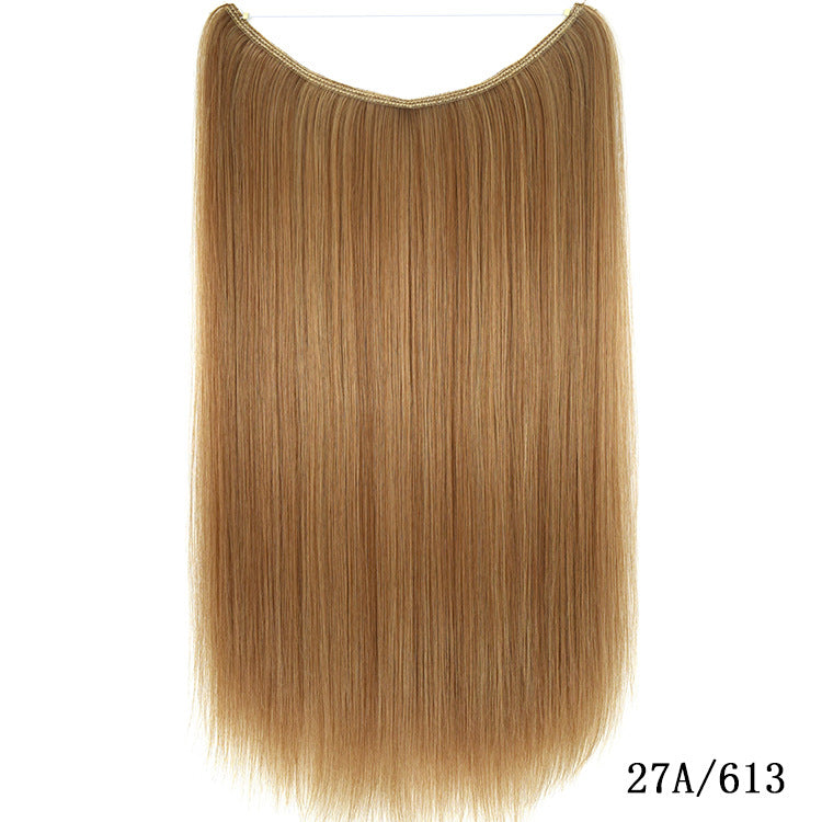 22 inches Invisible Wire No Clips in Hair Extensions