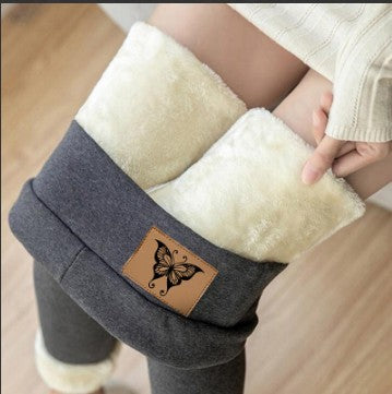 Winter Outerwear Lambswool Cotton Pants