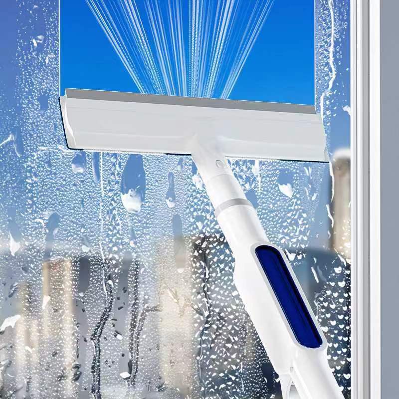 Water Spray Glass Wiper Blade Cleaning