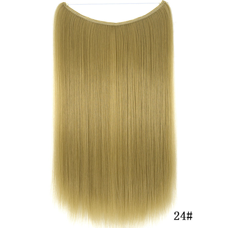 22 inches Invisible Wire No Clips in Hair Extensions