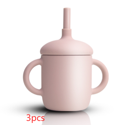 Baby Feeding Cup Straw Water Bottle Sippy Cup