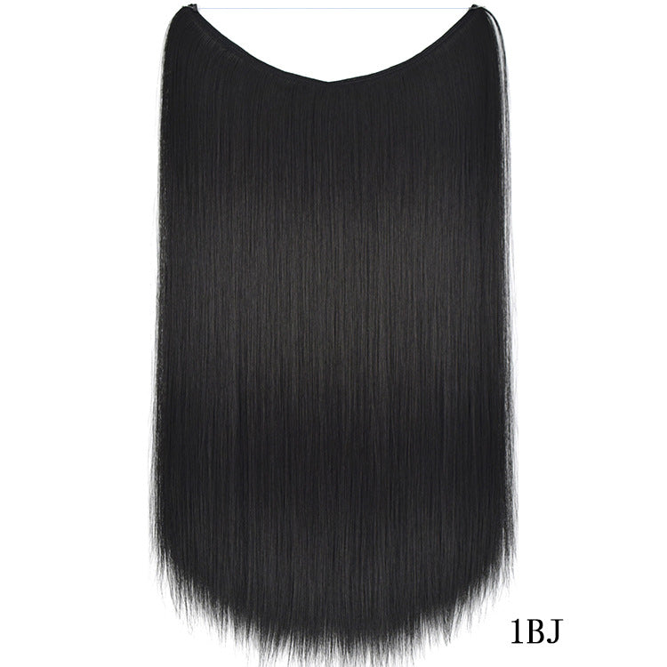 22 inches Invisible Wire No Clips in Hair Extensions