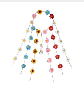 Headdress garland sun flower hair band