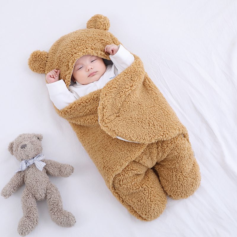 Baby Sleeping Bag / Newborn Baby Winter Swaddle Blanket