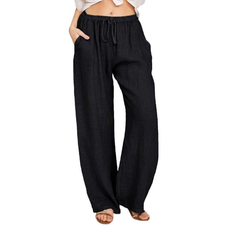 Soft Casual Jogger Pants With Pockets