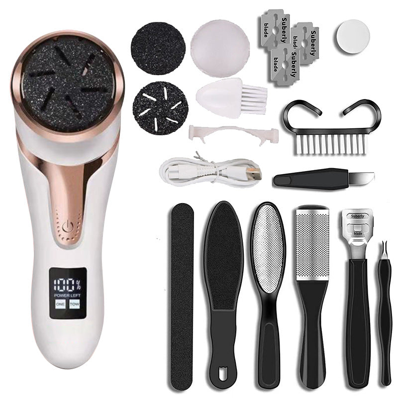 LCD Digital Display Electric Foot Scrubber