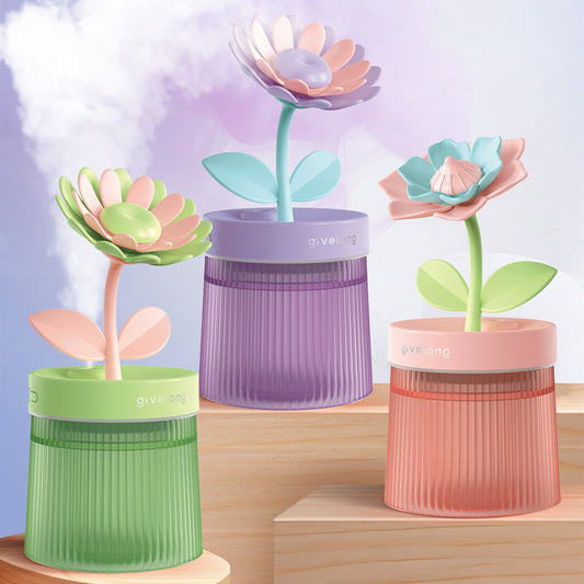 Water Purification Spray Flowers Shape Humidifiers