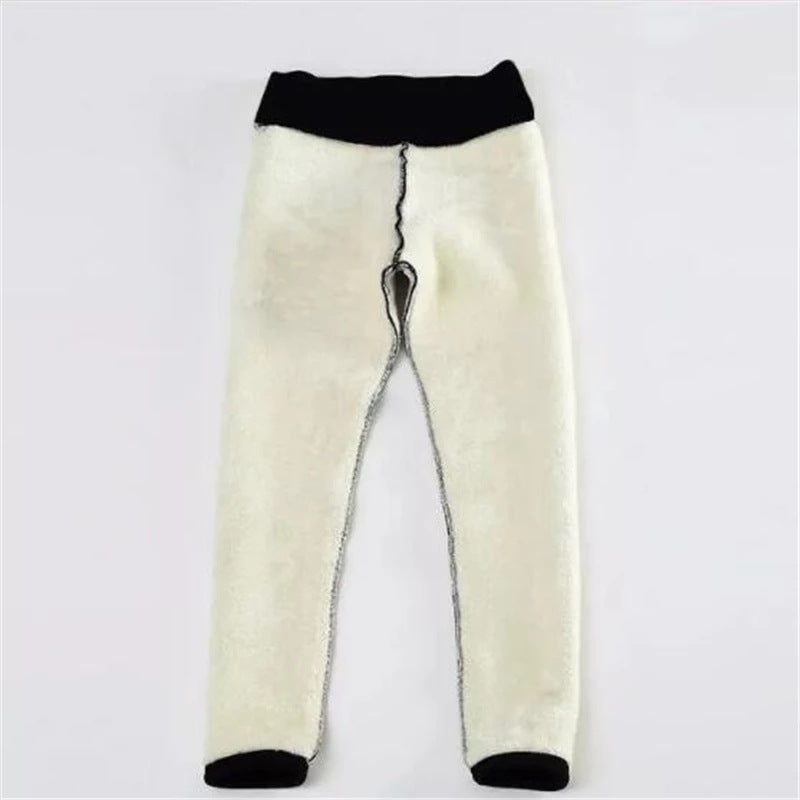 Winter Outerwear Lambswool Cotton Pants