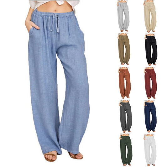 Soft Casual Jogger Pants With Pockets