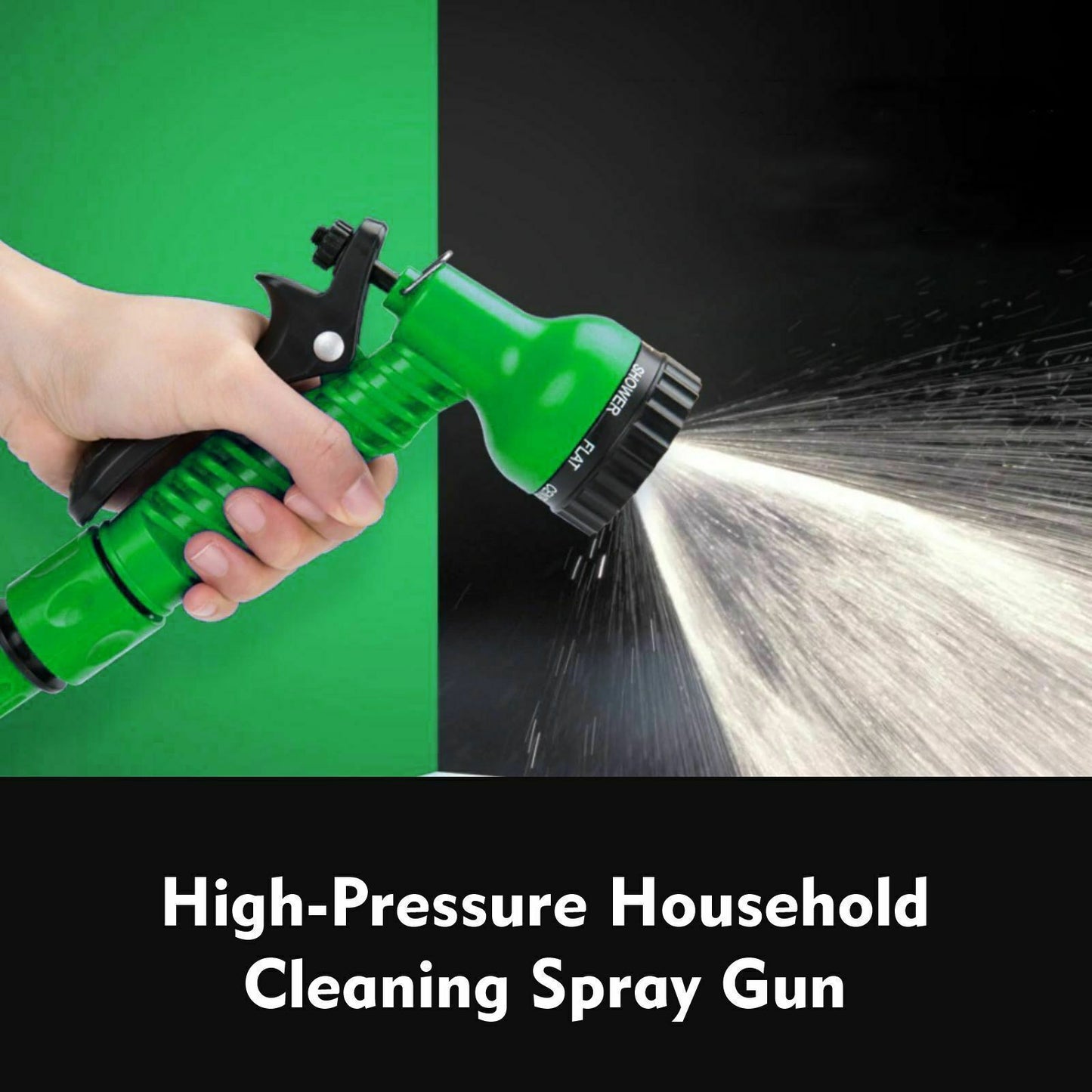 7Function Spray Nozzle 100FT Water Hose Gun