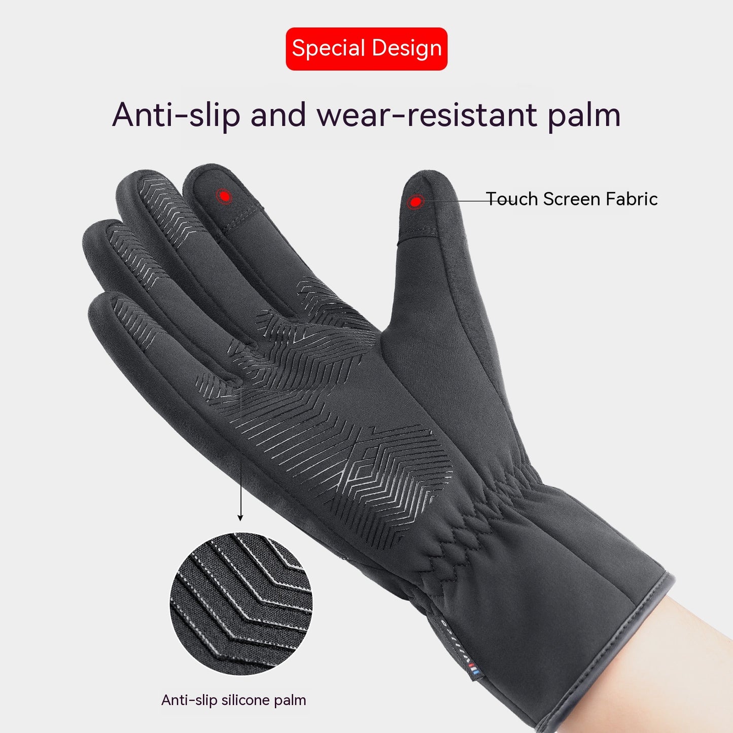 Outdoor Winter Warm Gloves Waterproof Windproof Touch Screen