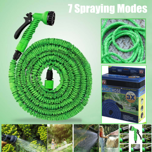 7Function Spray Nozzle 100FT Water Hose Gun