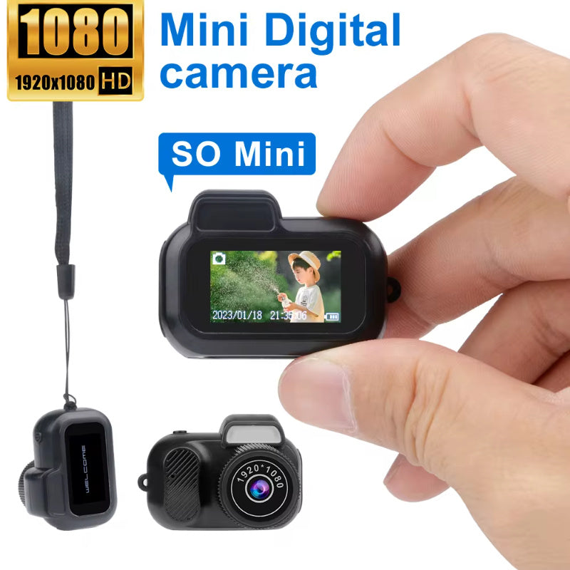 Mini Camera With Screen 1080p HD