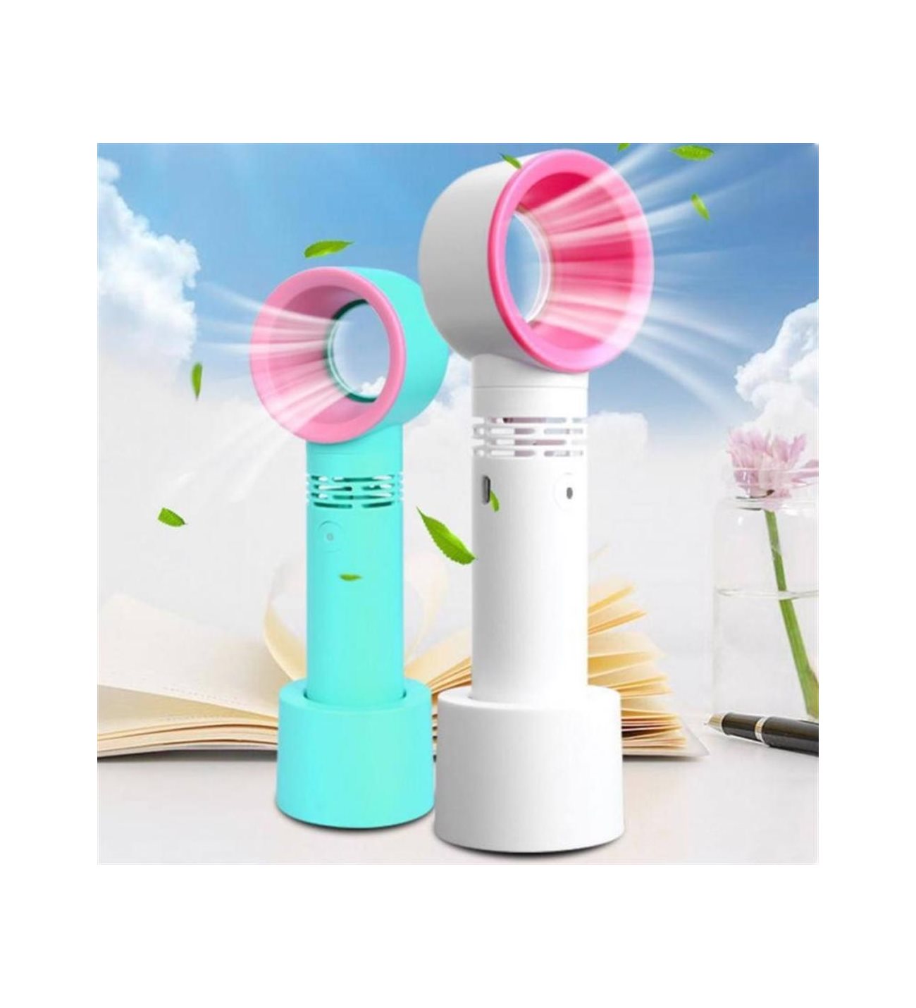 Rechargeable Handheld Cooling Desk Mini Fan