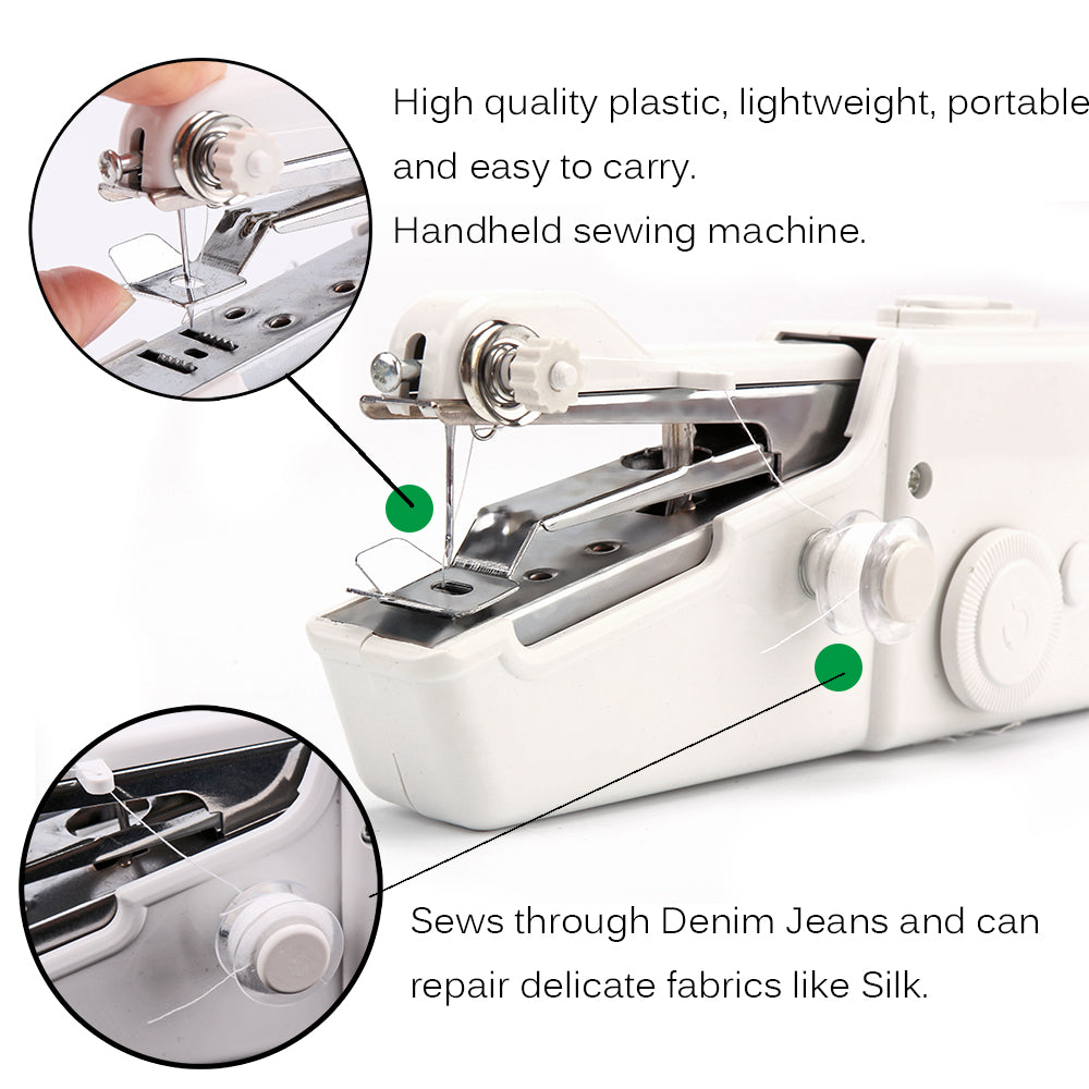 Portable Handheld Sewing Machine with Accessories