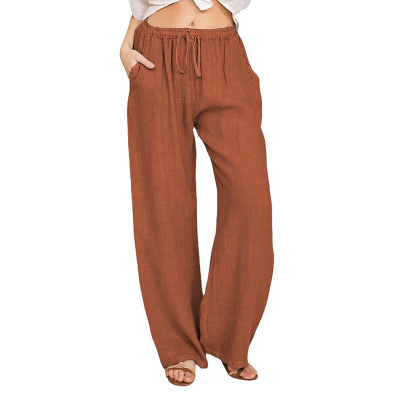 Soft Casual Jogger Pants With Pockets