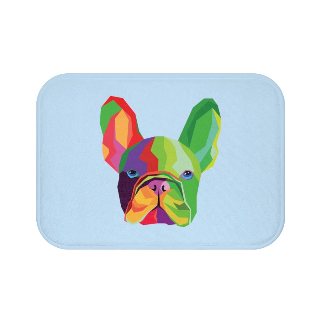 Colorful Dog Bath Mat